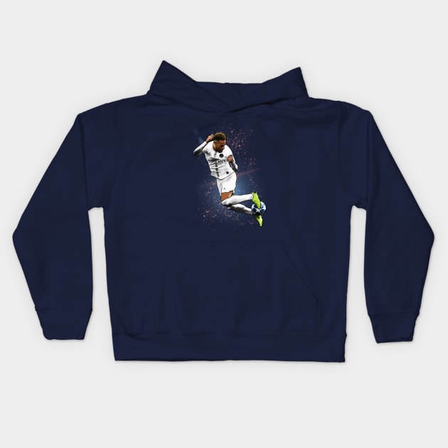 Neymar Rainbow Flick Kids Hoodie by InspireSoccer